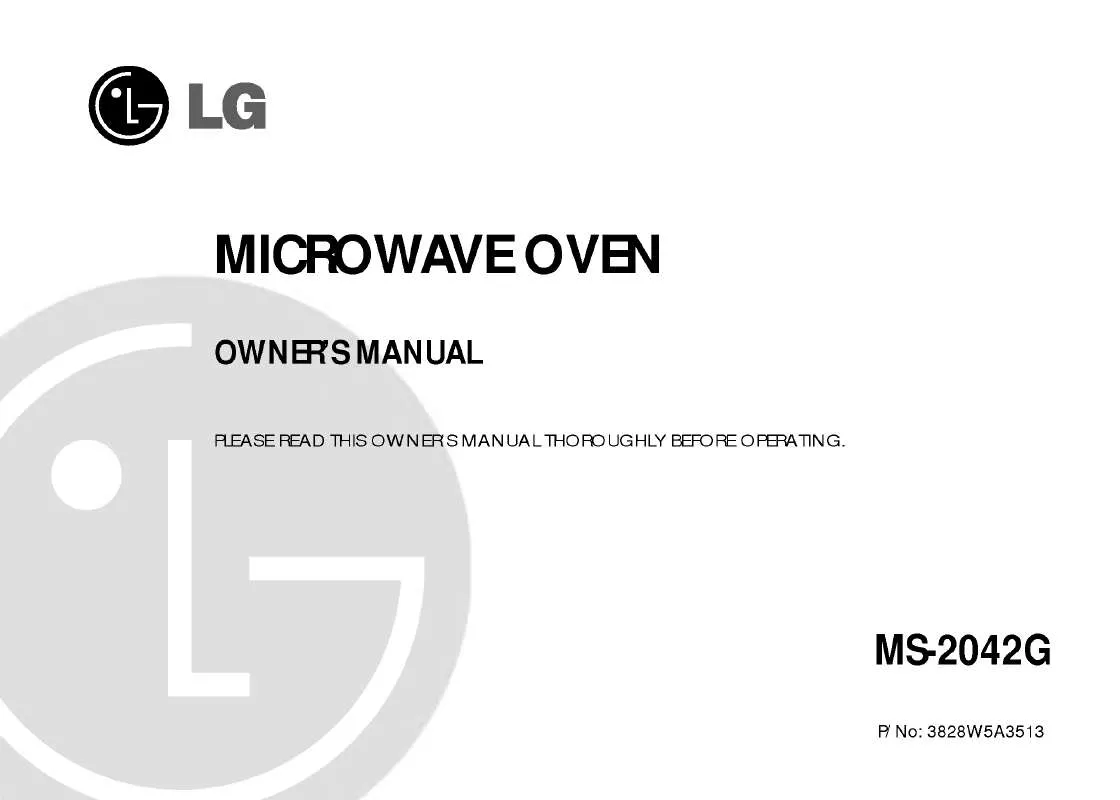 Mode d'emploi LG MS-2042G