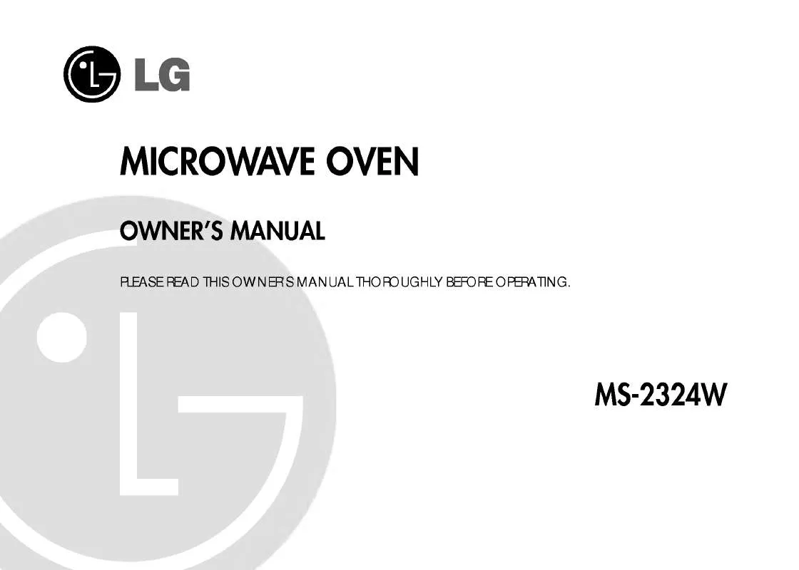 Mode d'emploi LG MS-2324W