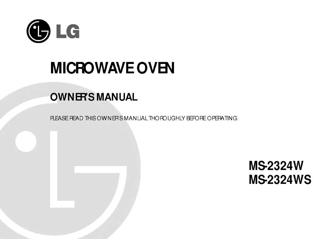 Mode d'emploi LG MS-2324WS