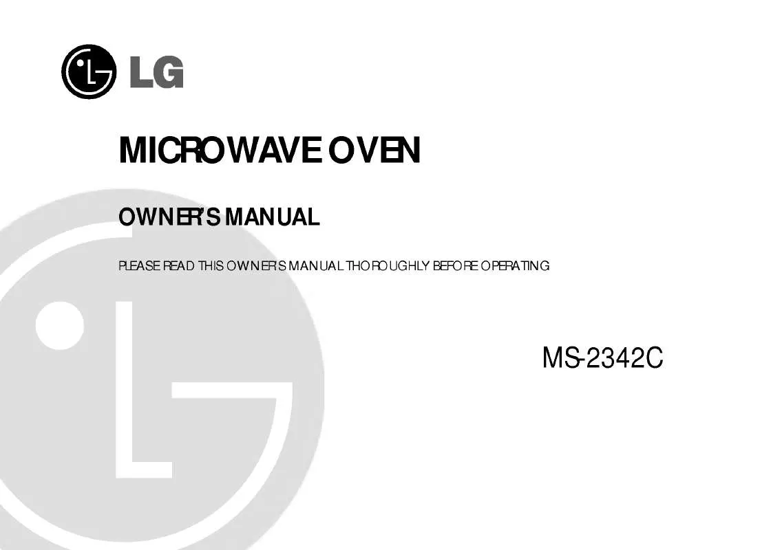 Mode d'emploi LG MS-2342C