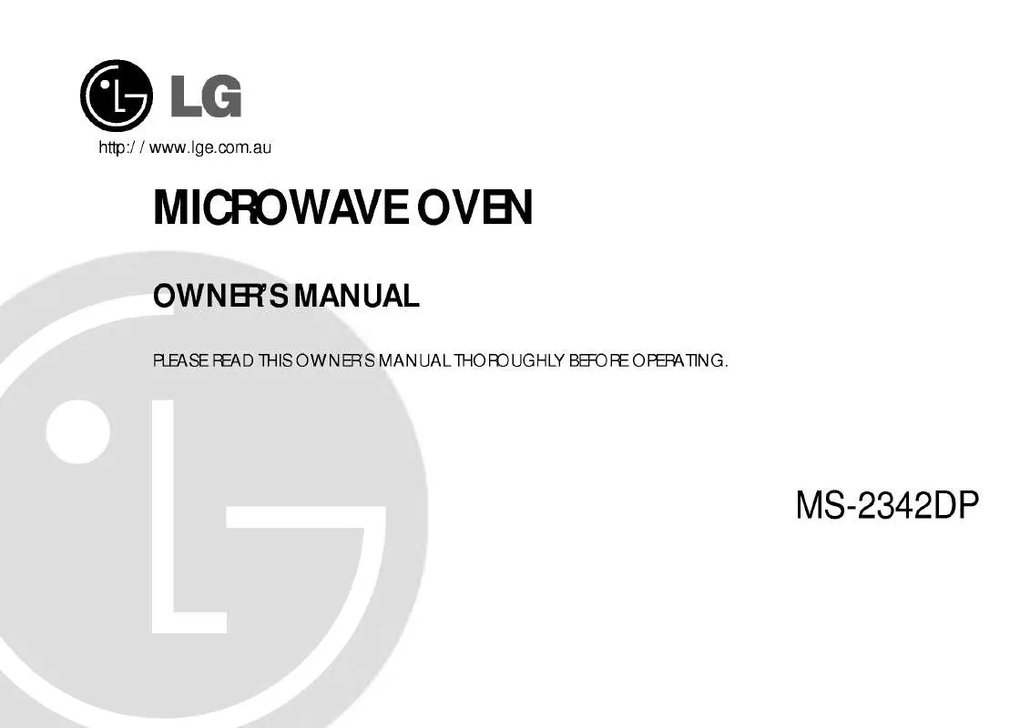 Mode d'emploi LG MS-2342DP