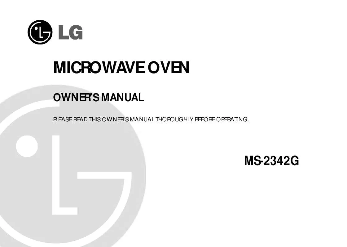 Mode d'emploi LG MS-2342G