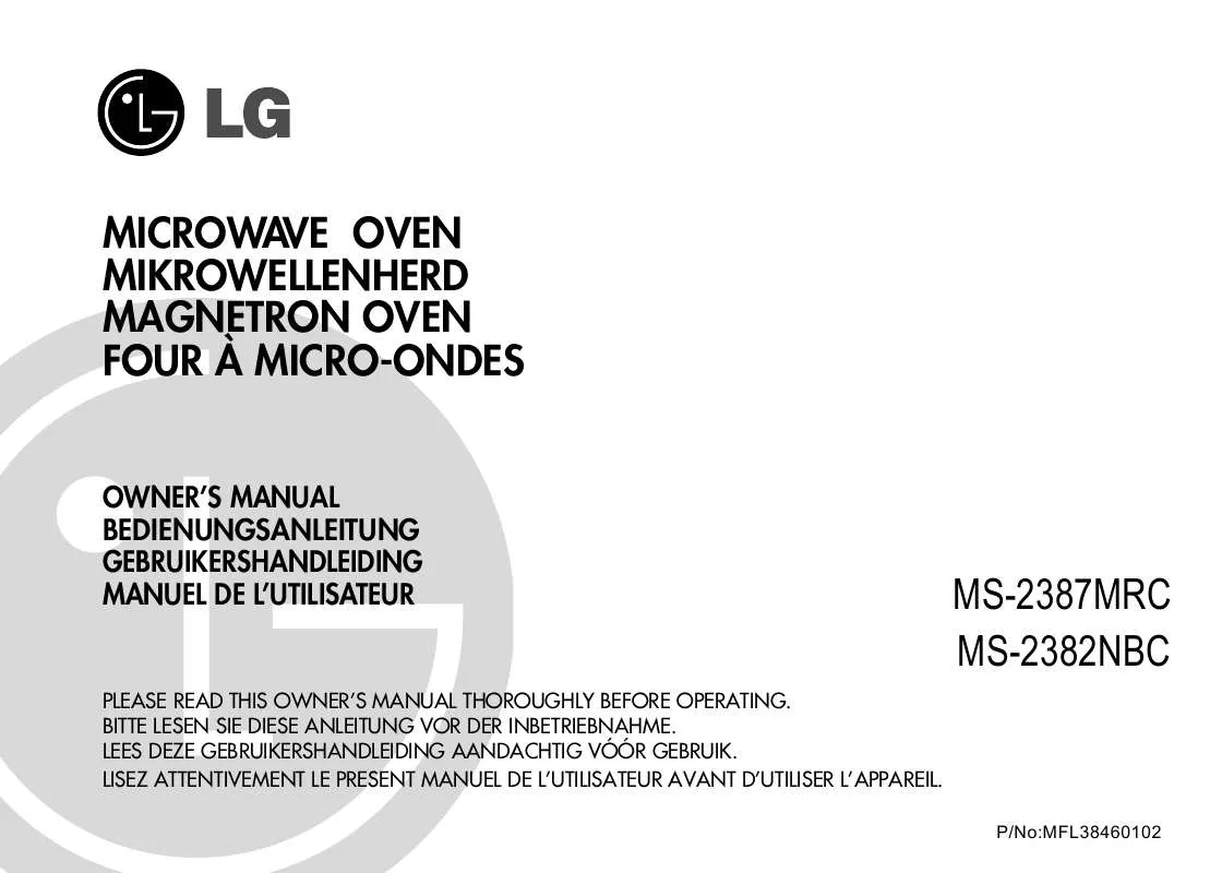 Mode d'emploi LG MS-2387-MRC