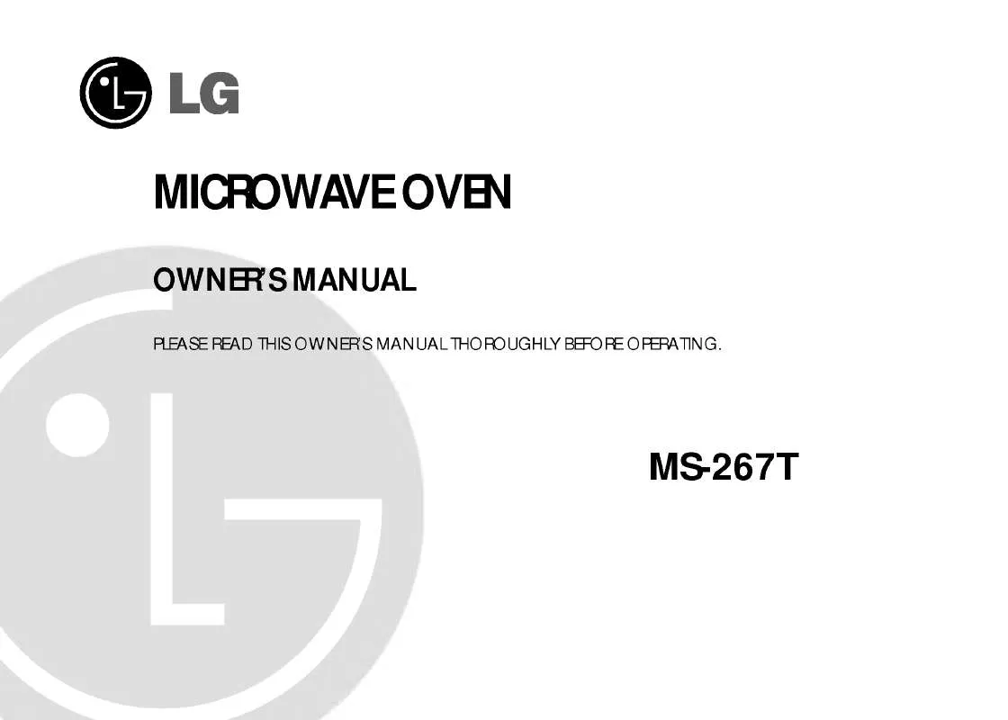 Mode d'emploi LG MS-267T