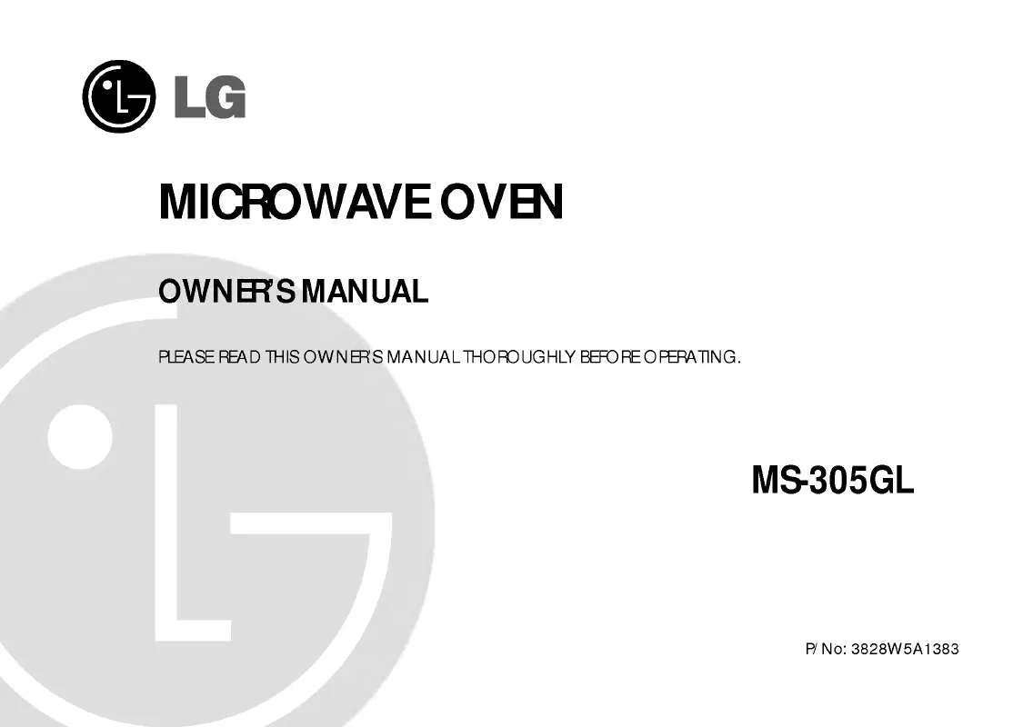 Mode d'emploi LG MS-305GL