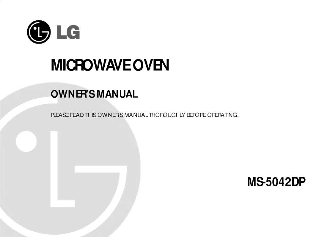 Mode d'emploi LG MS-5042DP