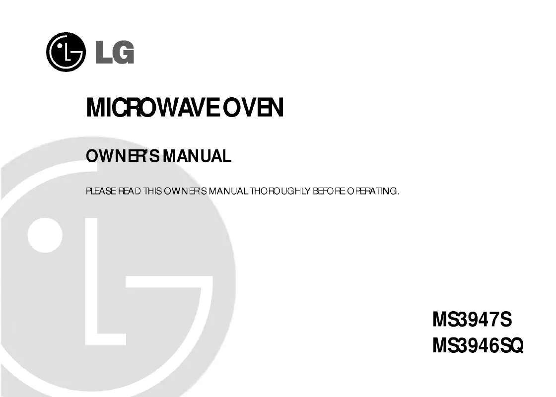 Mode d'emploi LG MS-3947S