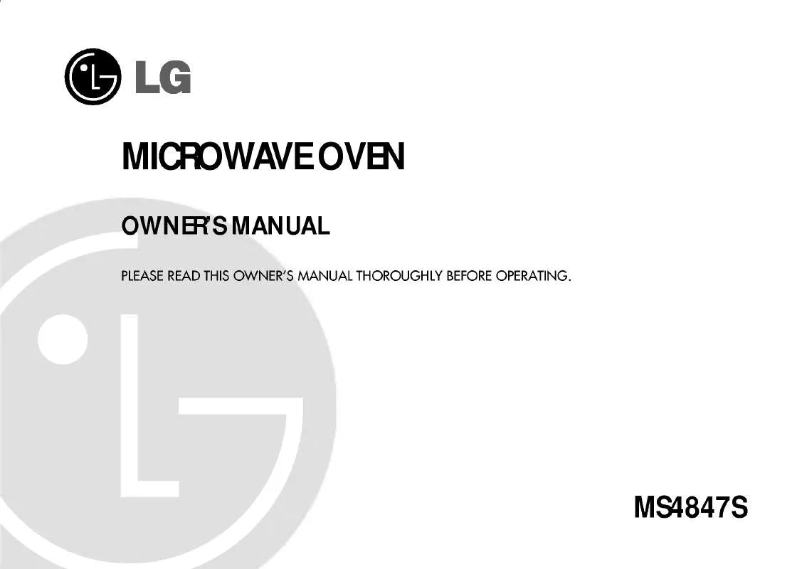 Mode d'emploi LG MS-4847S