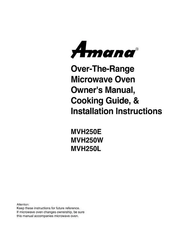 Mode d'emploi LG MVH250W