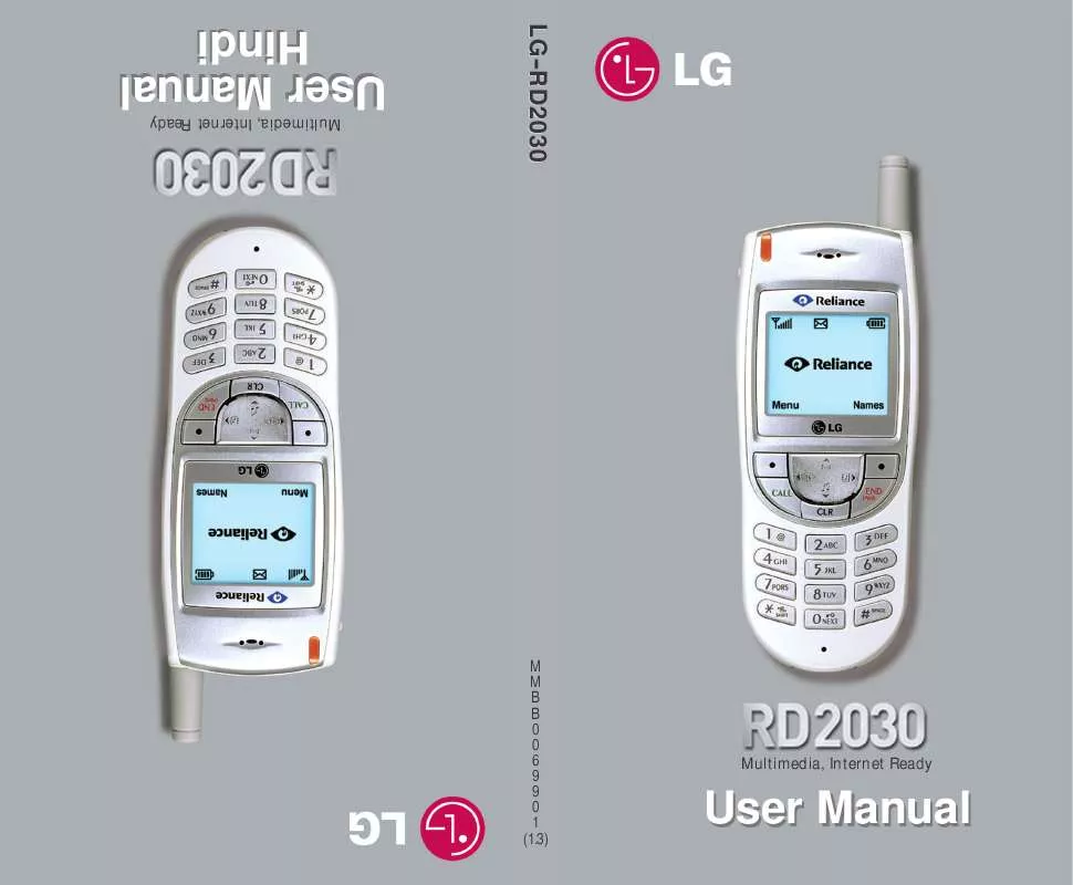 Mode d'emploi LG RD2030