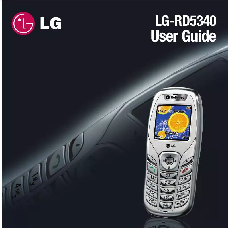 Mode d'emploi LG RD5340