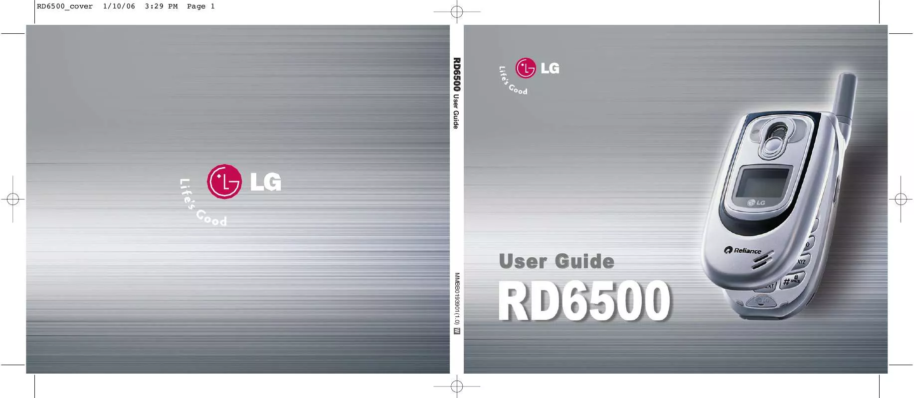 Mode d'emploi LG RD6500