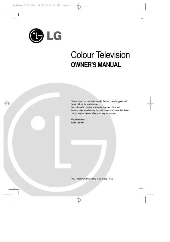 Mode d'emploi LG RT-21FA35R