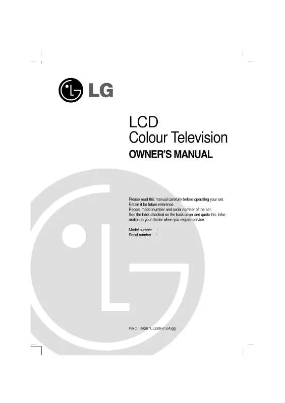 Mode d'emploi LG RT-23LZ20