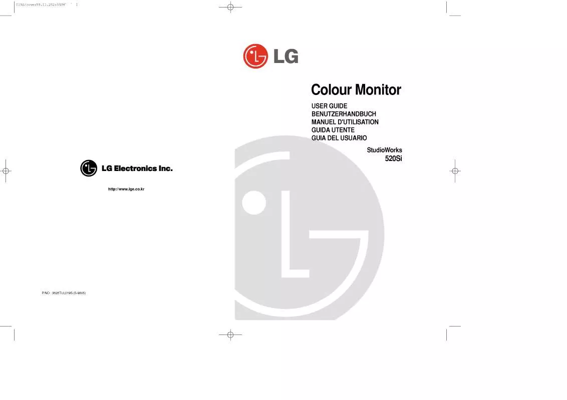 Mode d'emploi LG STUDIOWORKS 520SI-CB550BN-