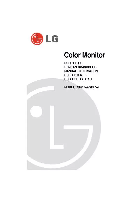 Mode d'emploi LG STUDIOWORKS 57I