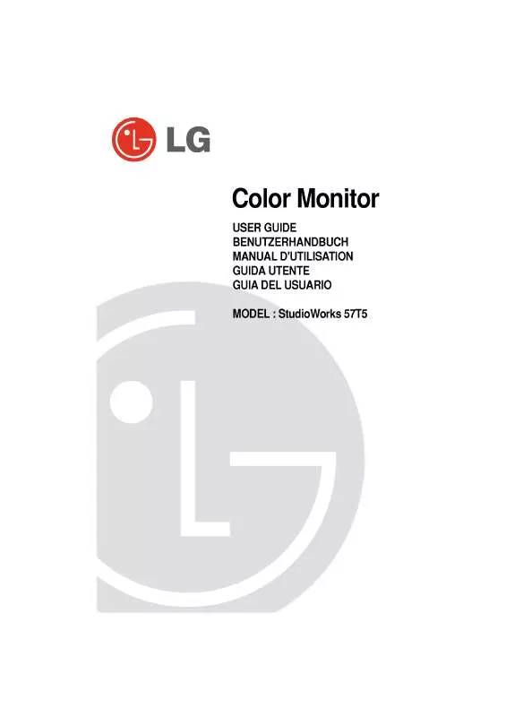 Mode d'emploi LG STUDIOWORKS 57T5