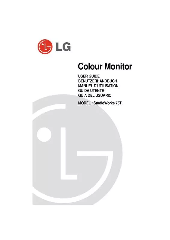 Mode d'emploi LG STUDIOWORKS 76T