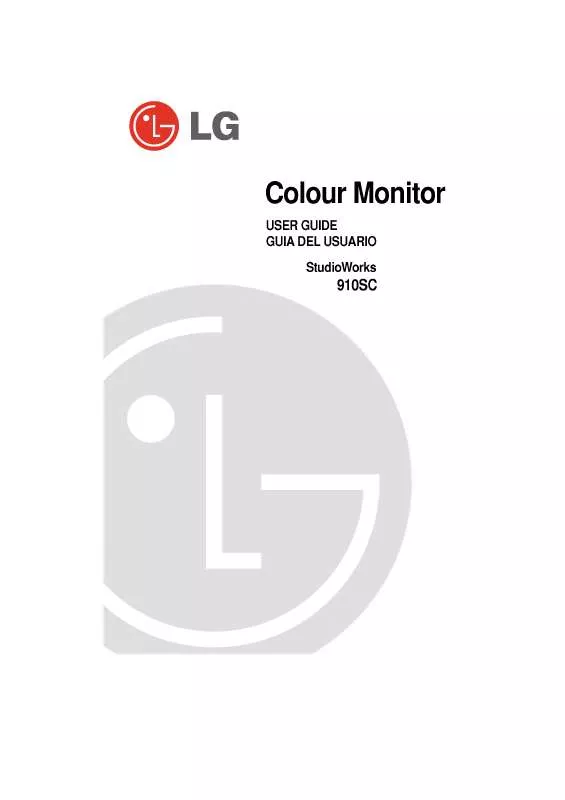 Mode d'emploi LG STUDIOWORKS 910SC