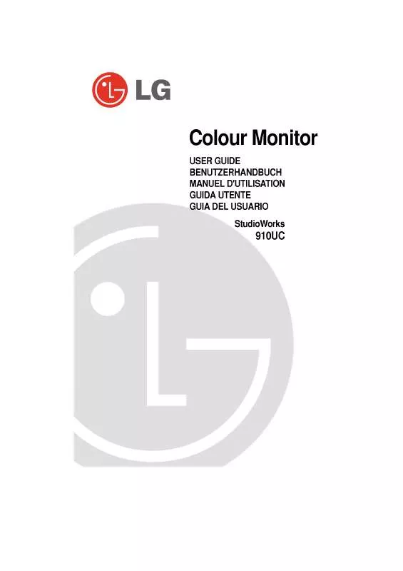 Mode d'emploi LG STUDIOWORKS 910UC