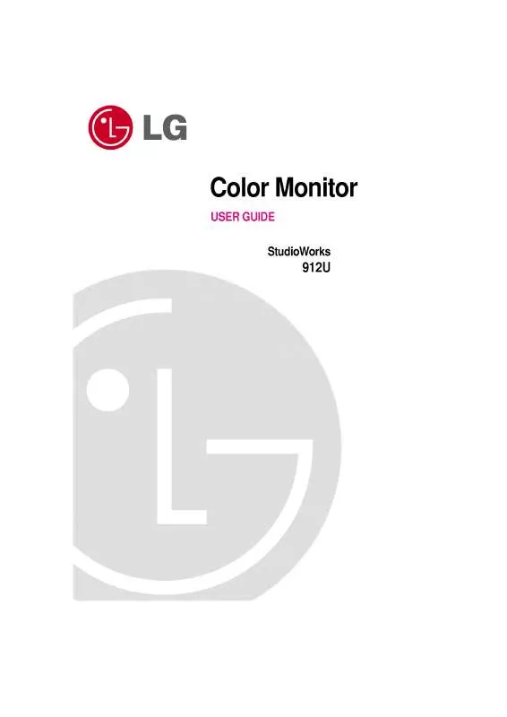 Mode d'emploi LG STUDIOWORKS 912U-SB912BU-