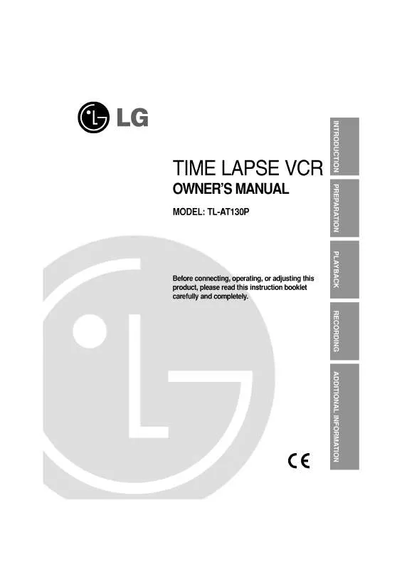 Mode d'emploi LG TL-AT130P