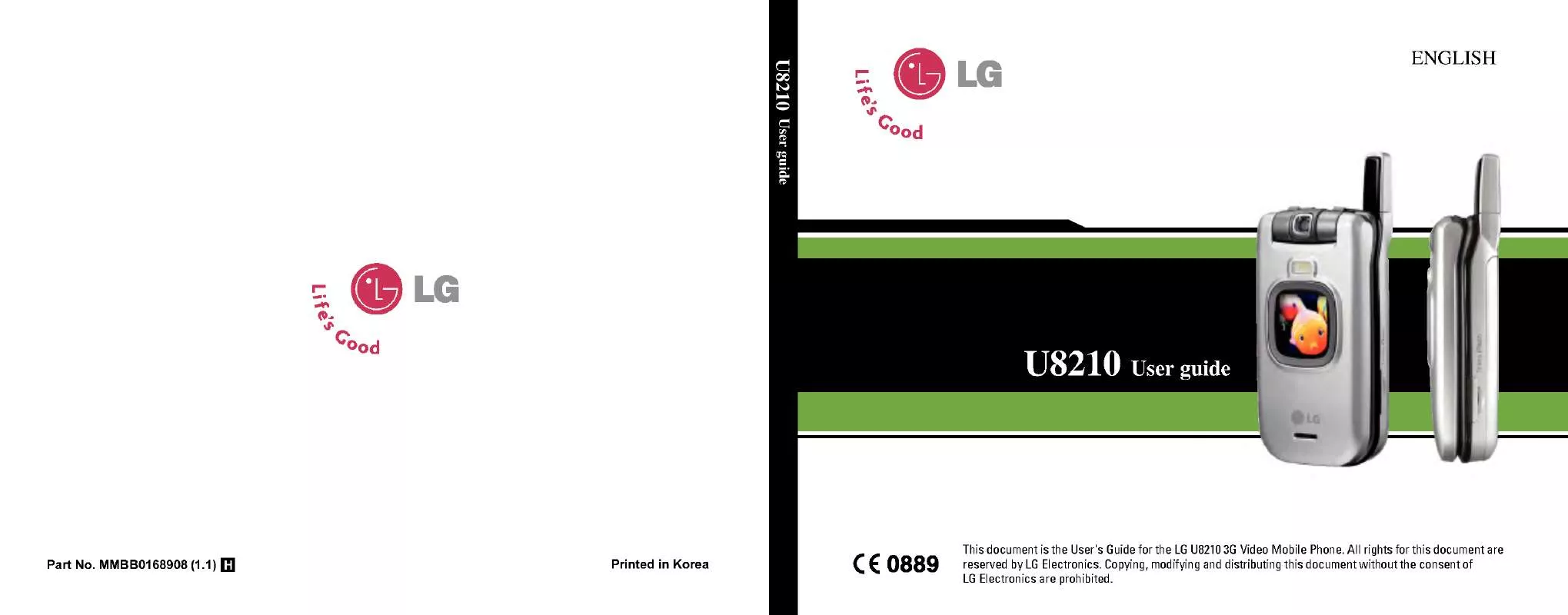 Mode d'emploi LG U8210