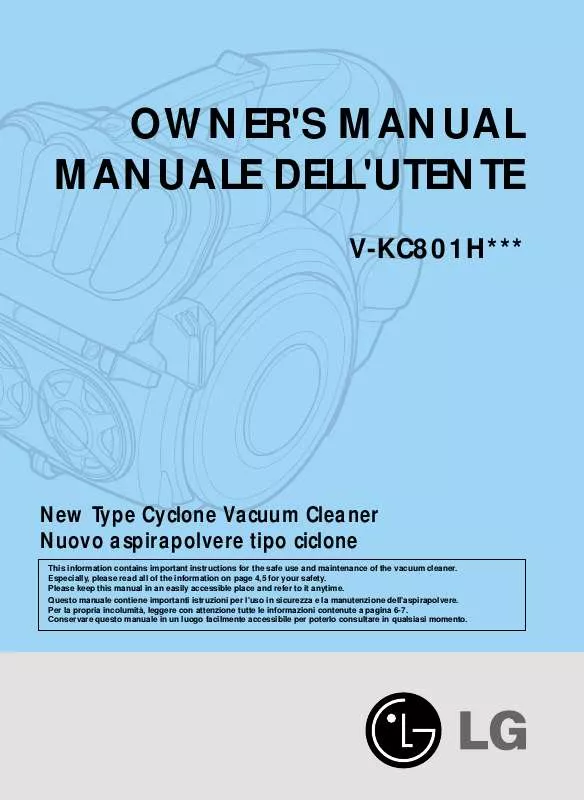 Mode d'emploi LG V-KC801HTMQ