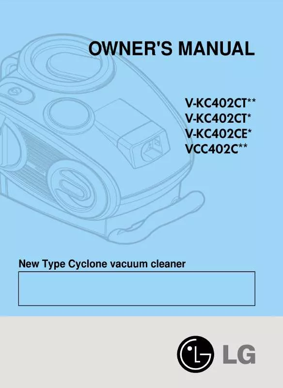 Mode d'emploi LG VCC402CTU