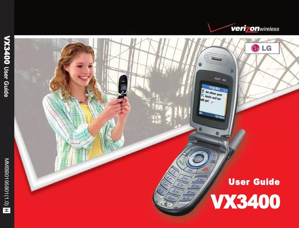 Mode d'emploi LG VX3400