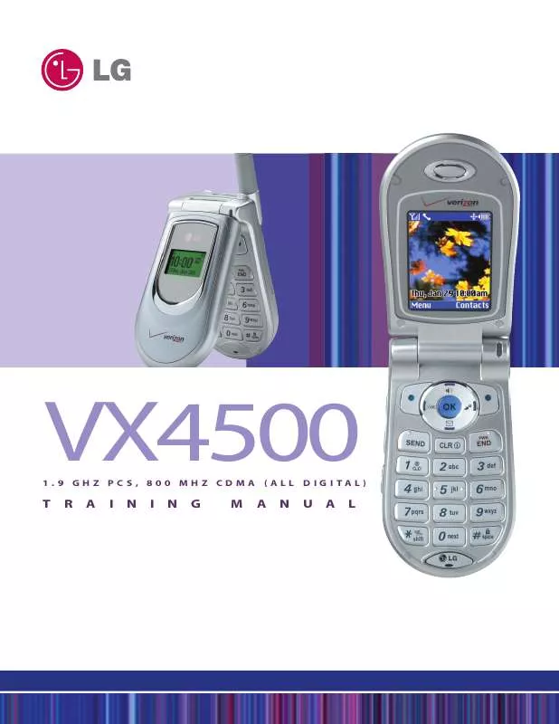 Mode d'emploi LG VX4500