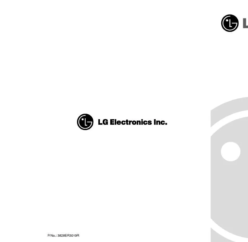 Mode d'emploi LG WD-10155FB