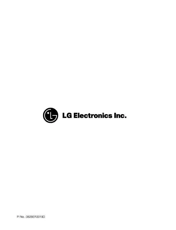 Mode d'emploi LG WD-1219BD