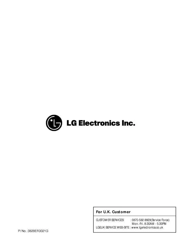 Mode d'emploi LG WD-12210BD
