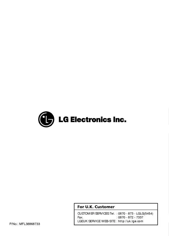 Mode d'emploi LG WD-12336ADK