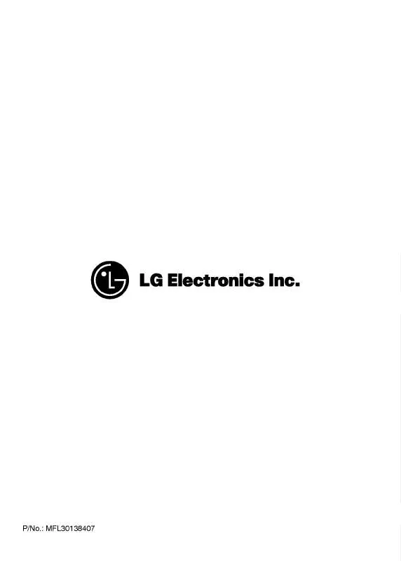 Mode d'emploi LG WD-1255RD