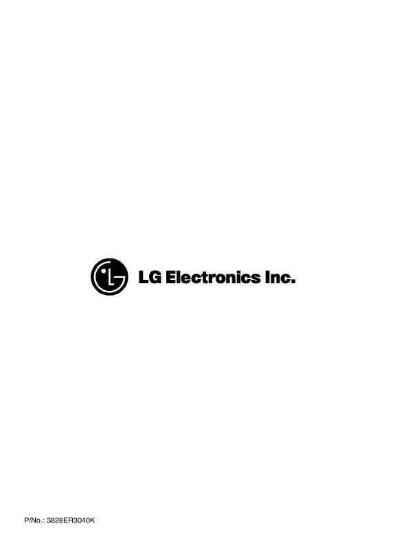 Mode d'emploi LG WD-1481RD