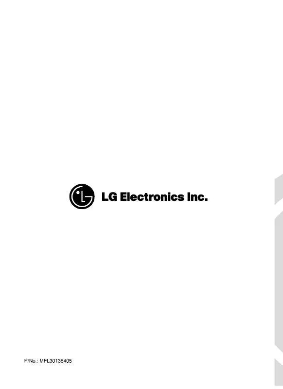 Mode d'emploi LG WD-1488RD