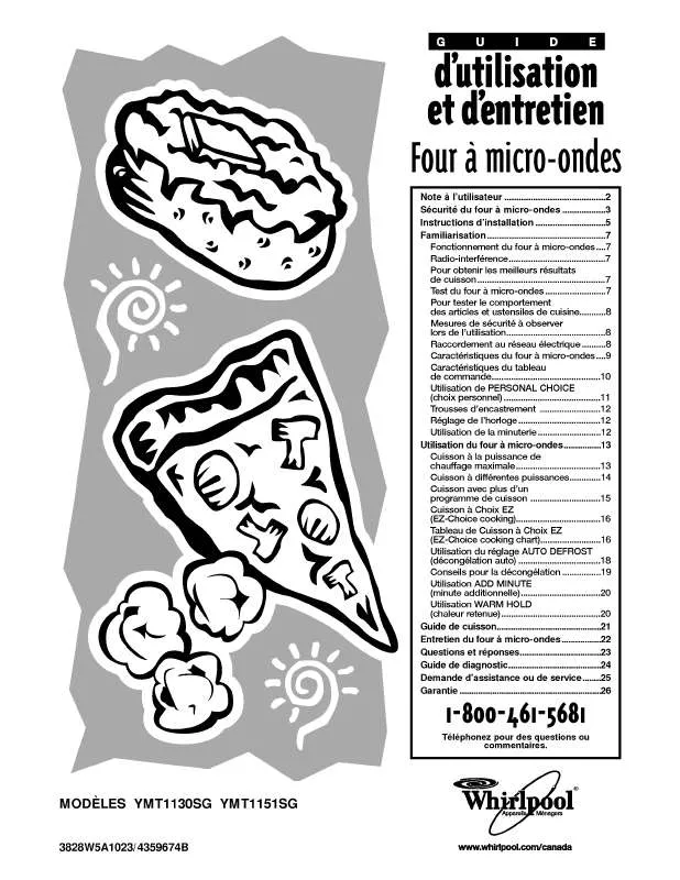 Mode d'emploi LG YMT1130SGB