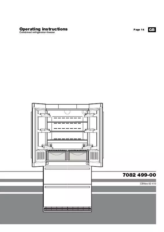 Mode d'emploi LIEBHERR CBNES 6256 PREMIUMPLUS BIOFRESH NOFROST