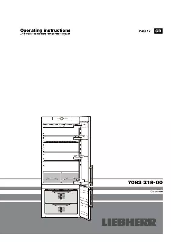 Mode d'emploi LIEBHERR CN 4613