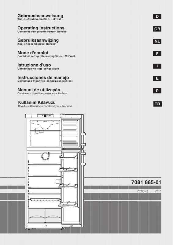 Mode d'emploi LIEBHERR CTN 3113