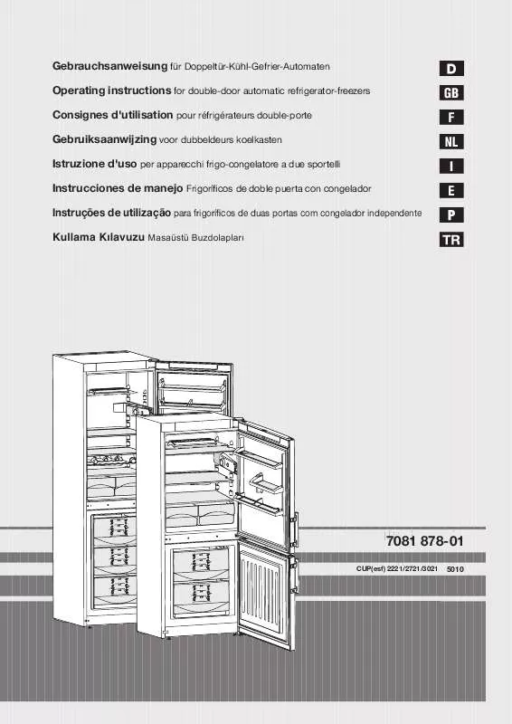 Mode d'emploi LIEBHERR CUPESF 304-3