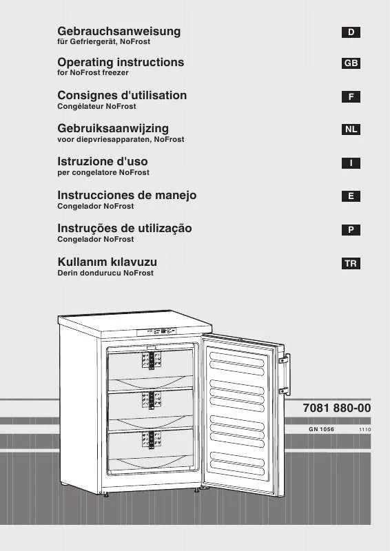 Mode d'emploi LIEBHERR GN 1056