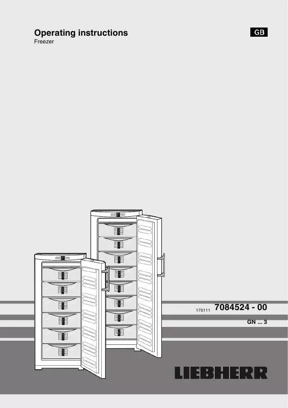 Mode d'emploi LIEBHERR GN 3113