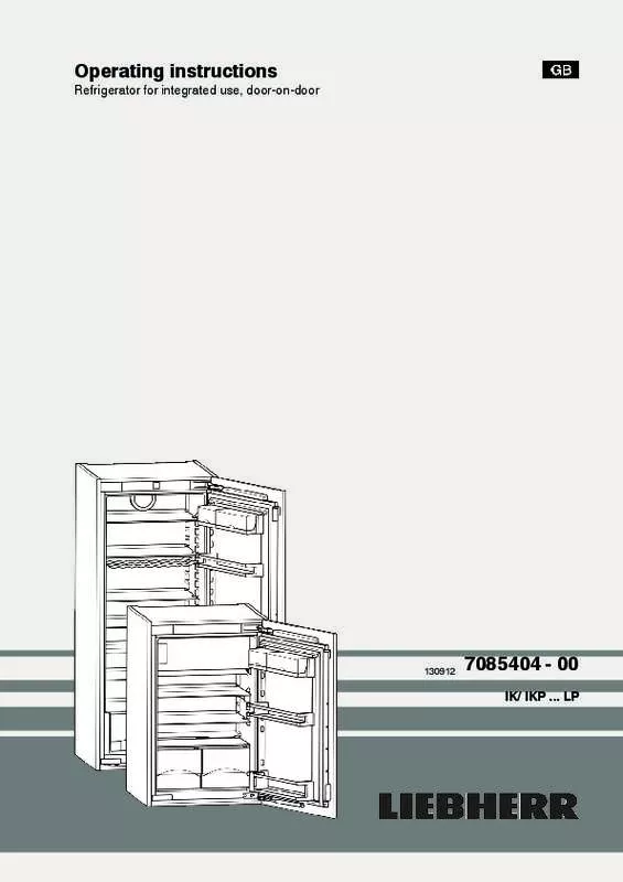 Mode d'emploi LIEBHERR IKP 2350 PREMIUM