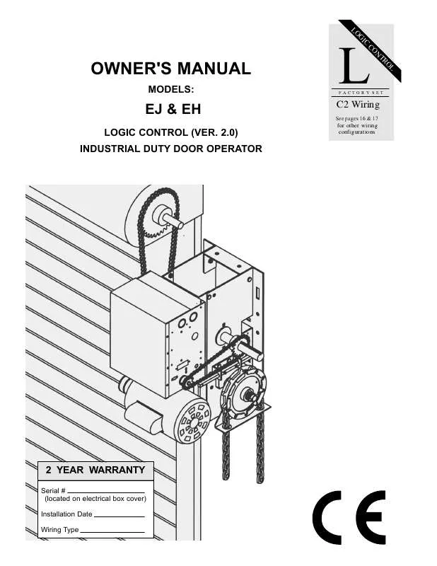 Mode d'emploi LIFT-MASTER EH