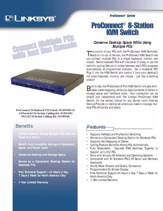 Mode d'emploi LINKSYS SVPPS10