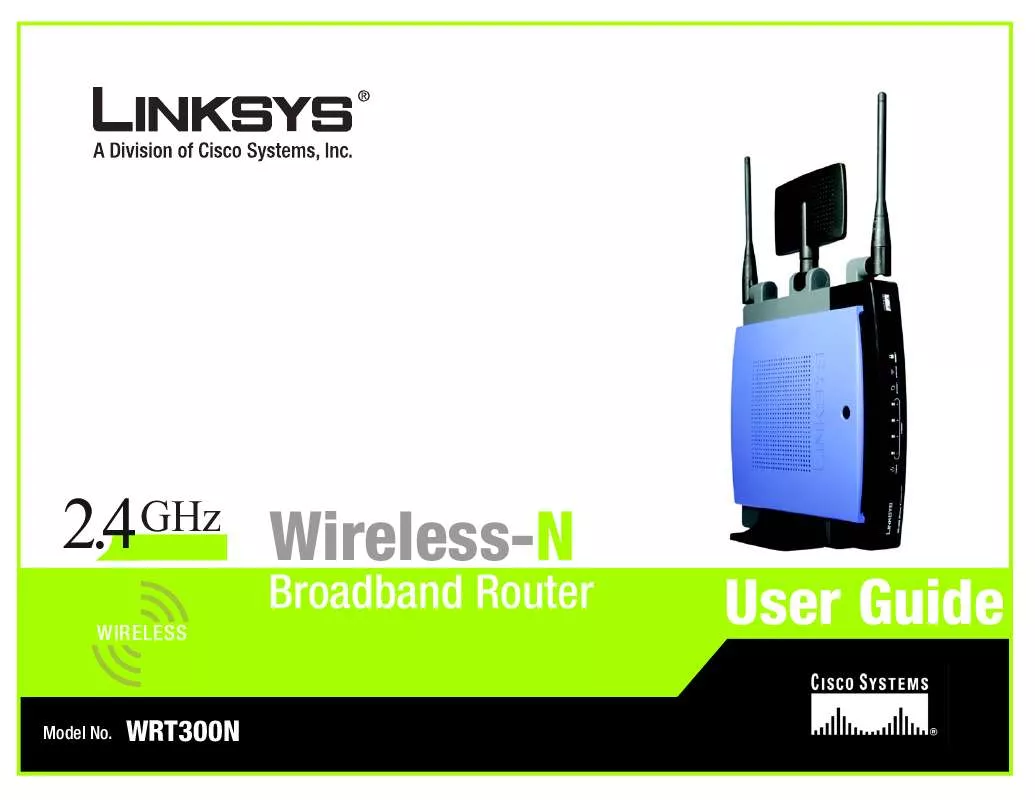 Mode d'emploi LINKSYS WRT300N