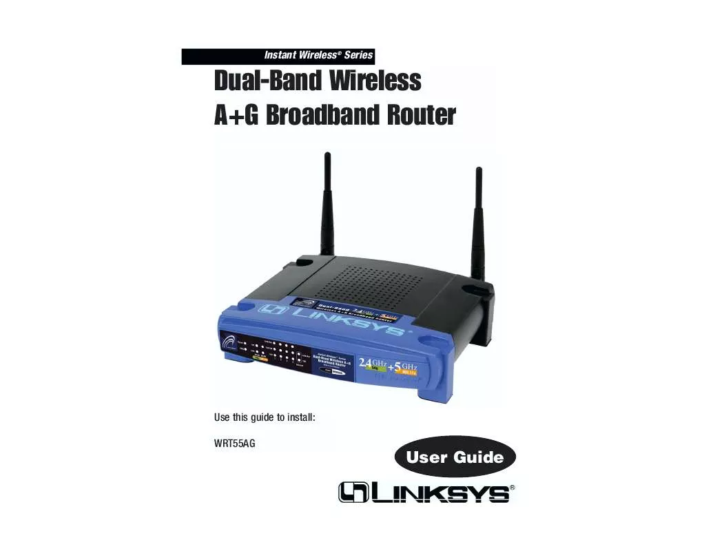 Mode d'emploi LINKSYS WRT55AG